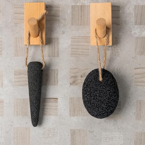 Natural Volcanic Pumice Stone for Feet & Hands. Foot Scrubber for Dead Skin Remover & Deep Cleansing, Cone Shape Stone for Hard-to-Reach Areas Corn Removal, 2 Pcs, Ready-to-Gift Design - Image 6
