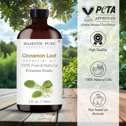Majestic Pure Cinnamon Essential Oil for Diffuser - 4 Fl Oz - Image 2