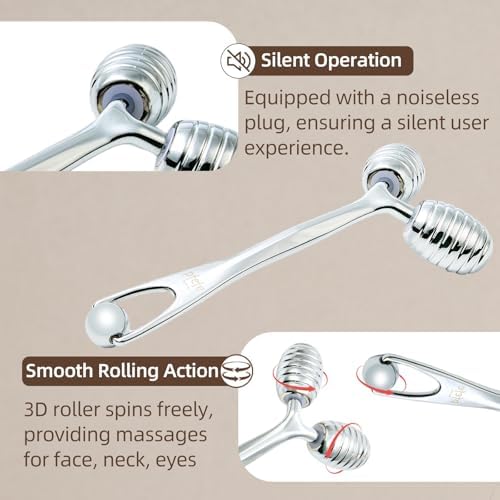 pfefe Facial Cold Roller for Face & Eyes, Cooling Ice Roller Massager Tool - Image 4