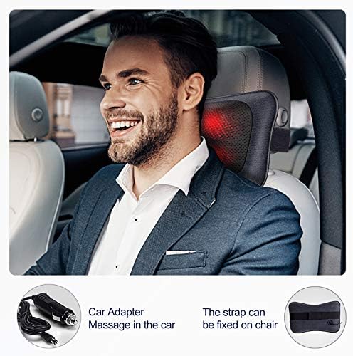 Mo Cuishle Electric Shiatsu Back Massager with Heat - Powerful 3D Kneading for Neck, Shoulder, Lower Back Pain Relief - Ergonomic Design for Home, Office, & Car - Gifts for Women, Men, Mom & Dad - Image 3