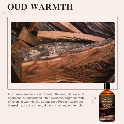 PHATOIL Oud Warmth Fragrance Oil for Diffuser Aromatherapy 3.38FL.OZ - Image 3