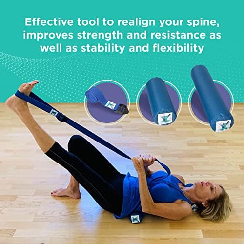 Pain Free at Sea - Posture Long & Short Foam Roll, Towel & Strap Yoga Belt - Physical Therapy Equipment - Yoga Accessories - Posture Rolls - Yoga Straps for Stretching - Physical Therapy Strap - Image 5