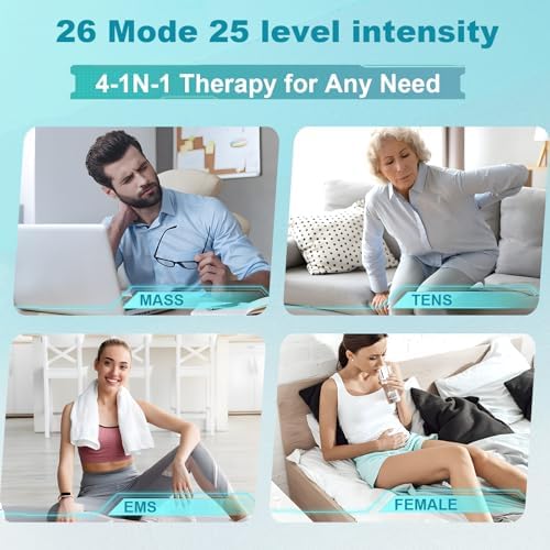 MASTOGO 26 Mode Wireless TENS Unit, Effectively Relieve Pain,App-Controlled - Image 2