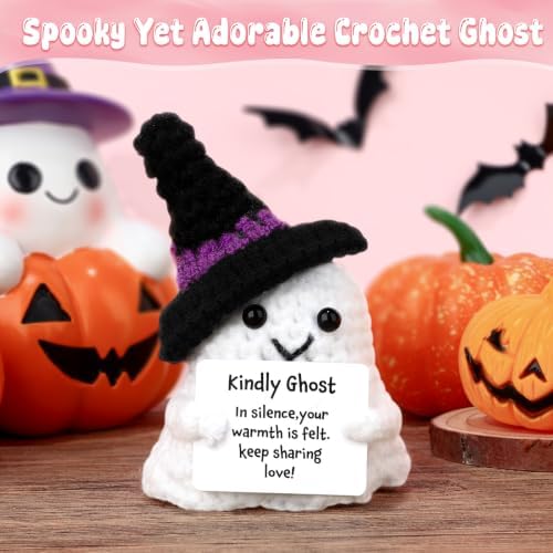 Boo Basket Stuffers for Women Halloween Gifts for Women Adults Teens Girls Kids Spooky Basket Stuffers Ideas for Woman Her Cute Halloween Care Package Gift Box Boo Themed Items Stuff Ghost Basket Kit - Image 5