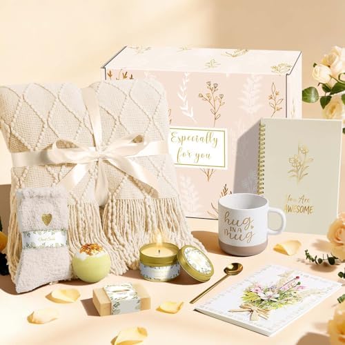 Wasocol Birthday Gifts for Women Self Care Gift Basket, Get Well Relaxing Spa Gift Baskets for Women, Unique Inspirational Gifts for Mom Wife Grandma Sister Friend Her - Image 3