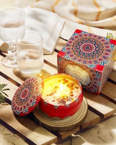 11pcs Natural Pampering Spa Gift Baskets for Women, Rose - Image 5