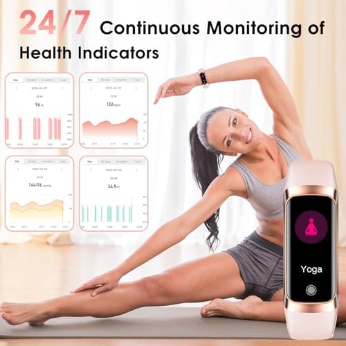 Fitness Tracker – Heart Rate Blood Oxygen Blood Pressure Temp Sleep Calorie - Image 2