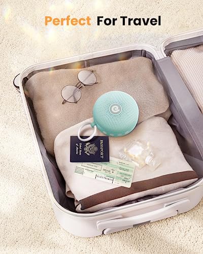 Dreamegg Sound Therapy Machine - Portable Sound Machine for Baby Adult, Features Powerful Battery, 21 Soothing Sound, Noise Canceling for Office & Sleeping, Sound Therapy for Home, Travel, Gift, Green - Image 6