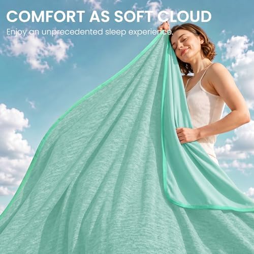 Topcee Cooling Blanket Queen Size 90"x90" for Hot Sleepers Summer Blanket - Image 6