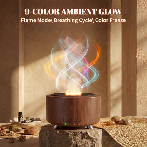500ML Retro Vinyl Essential Oil Diffuser for Home - Image 2