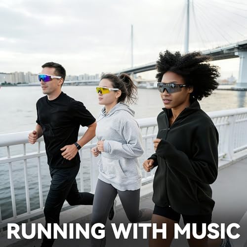 Smart Bluetooth Glasses, Waterproof Sport Bluetooth Sunglasses - Image 6
