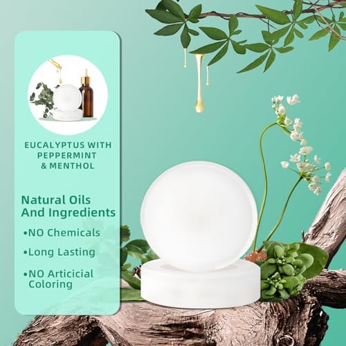 Shower Steamers Aromatherapy 20-Pack, 5 Scents Shower Bombs with Natural Essential Oils, Stress Relief Self Care for Women &Men, Birthday Gifts for Women & Men, Fathers SPA Day Gift for Dad Husband - Image 3