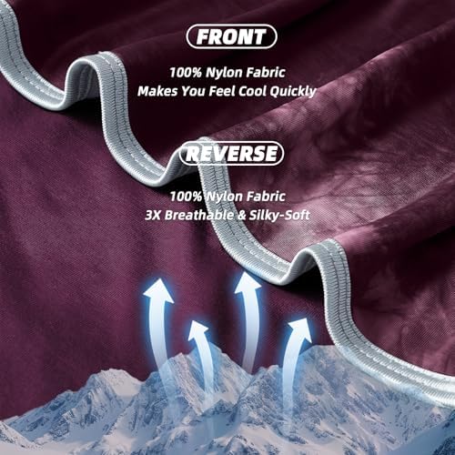 inhand Cooling Blanket Twin(60"x80",Purple) College Dorm Essentials - Image 4