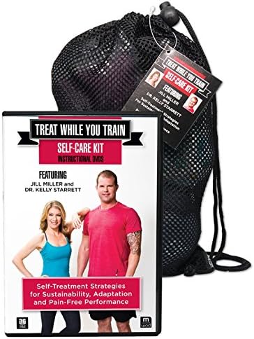 Tune Up Fitness Treat While You Train Kit with Jill Miller and Kelly Starrett, 2 DVD Set and Full Roll Model Self Massage Therapy Ball Set, Improve Mobility, Myofascial Release, Trigger Point Therapy by TuneUpFitness