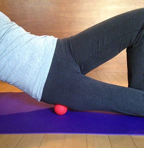 Massage Lacrosse Balls for Myofascial Release, Trigger Point Therapy, Muscle Knots, and Yoga Therapy. Set of 2 Firm Balls (Blue and Red) - Image 4
