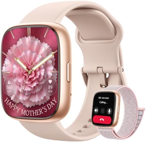 Smart Watch for Women Men, 2026 Upgrade Smartwatch [2 Bands, 44mm case], 1.83" Fitness Tracker Watch Alexa Built-in, Make/Answer Call, HR Sleep Stress Monitor, IP68 Waterproof Step Counter Watch by LODIMEKE