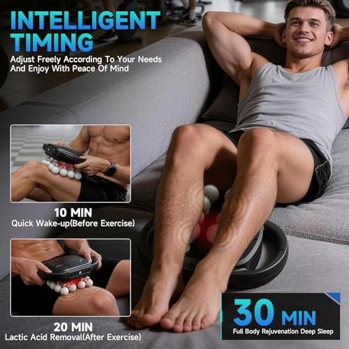 16 Head Massage Gun Deep Tissue, 10/20/30Mins Electric Back Muscle Massager - Image 2