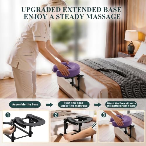 Massage Headrest for Bed, Face Down Massage Pillow & Face Cradle - Image 4