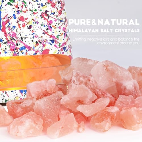 SALKING 2-in-1 Himalayan Salt Lamp for Home & Essential Oil Diffuser, 150ml - Image 2