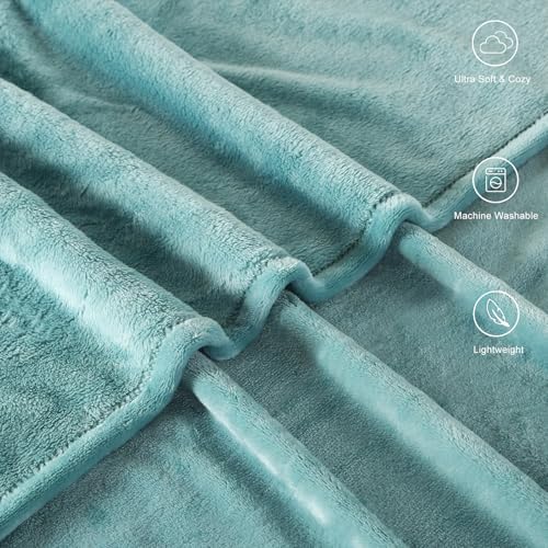 TASTHROW Bluishgreen Throw Blanket 50x60 Inches - Image 4
