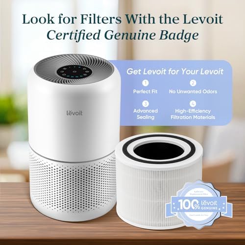 LEVOIT Air Purifier for Home Allergies and Pets Hair Smokers in Bedroom, H13 True HEPA Filter, 24db Filtration System Cleaner Odor Eliminators, Remove 99.97% Dust Smoke Mold Pollen, Core 300, White - Image 6