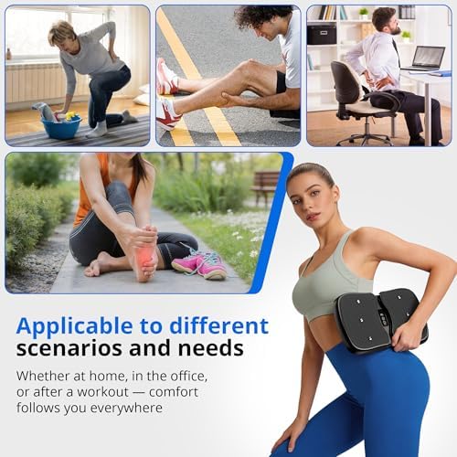 RYGEO Mini Foot Massager Classic, Leg Waist Workout Vibrating Plate High-Frequency Vibrating Massager, Buttocks Muscle Stiffness Relief, Fast Relief from Neuropathy, Improves Blood Circulation - Image 5