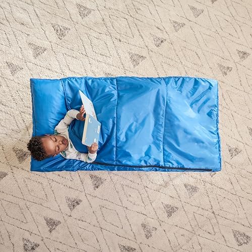 Regalo My Cot Deluxe Portable Toddler Bed, Indoor/Outdoor Kids Nap Cot with Sleeping Bag & Pillow, Lightweight Folding Travel Design for Home, Daycare, Camping & Sleepovers, Ages 2-5 - Image 2