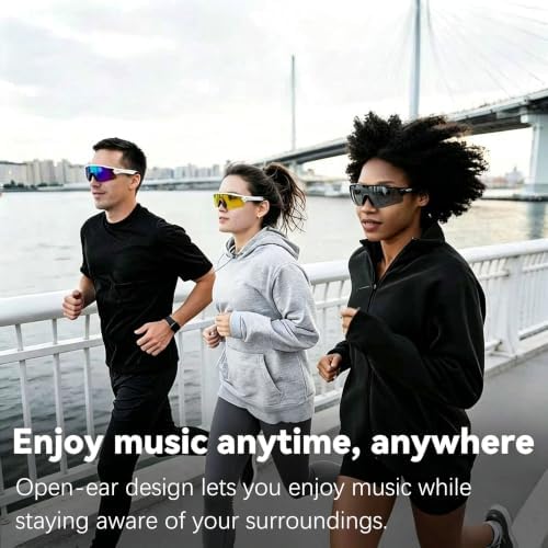 Smart Bluetooth Glasses, Waterproof Sport Bluetooth Sunglasses - Image 3