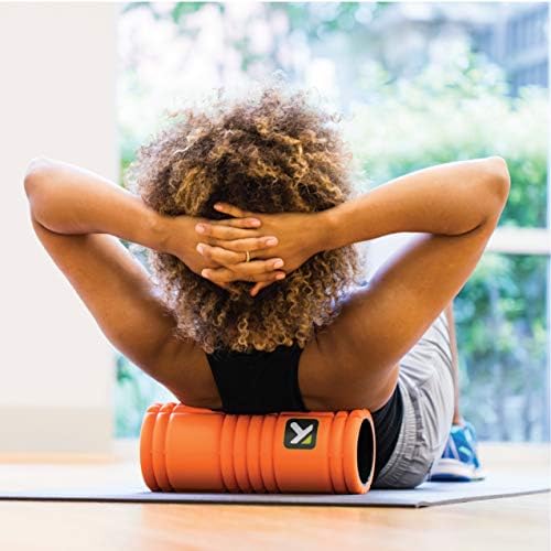TRIGGERPOINT Performance Therapy Grid Foam Roller with Free Online Instructional Videos, Original (13-inch), Orange - Image 2