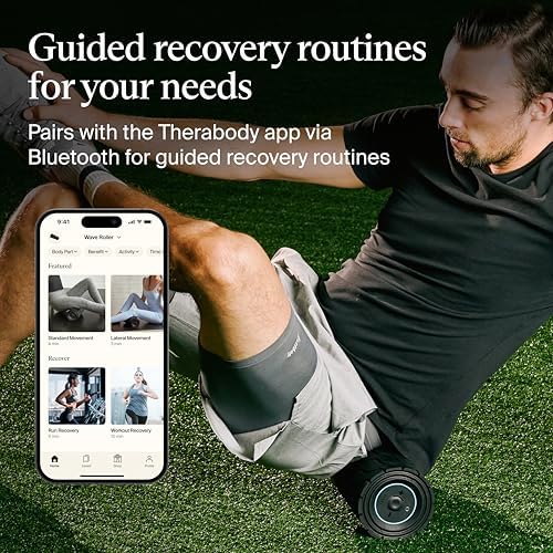 TheraGun Therabody WaveRoller - High Density Foam Roller for Body and Large Muscles. Bluetooth Enabled with 5 Customizable Vibration Frequencies in Therabody App - Image 7