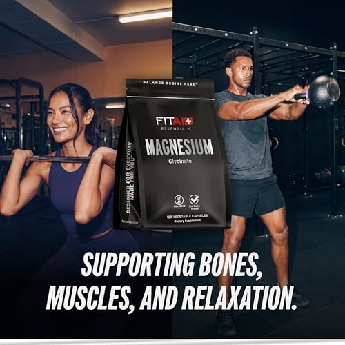 FITAID Essentials Magnesium Glycinate Recovery, 120 Capsules - Image 4