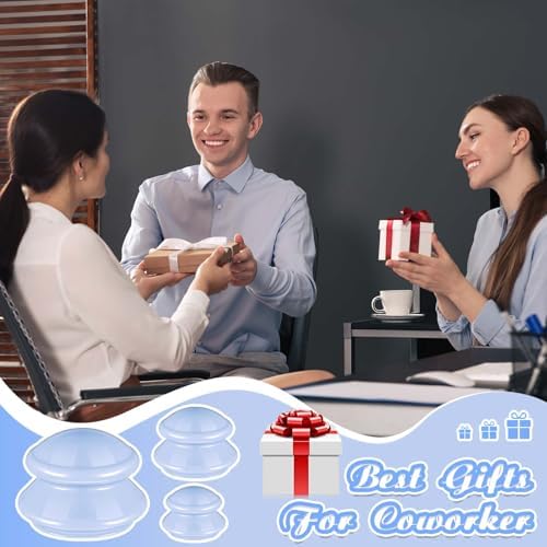 TrelaCo 6 Pcs Silicone Cupping Kit for Massage Therapy,Light Blue - Image 6