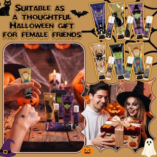 12 Pack Halloween Hand Cream and Lip Balm Gifts Sets for Women Bulk - Image 6