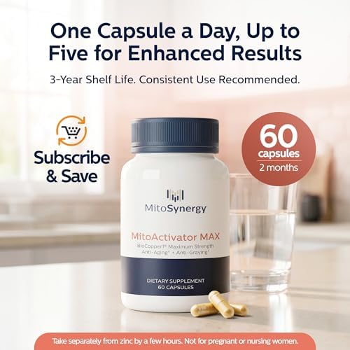 MAX Bioavailable Copper Supplement, BioCopper1 Cuprous Nicotinic Acid, Chelated Copper 2mg, Bio Active Capsules for Energy, Mental Clarity, Healthy Aging, NAD+ and NMN Support, 60 Count - Image 6