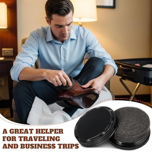 Loopeer 12Pcs Shoe Shine Sponge, Instant Leather Care - Image 6