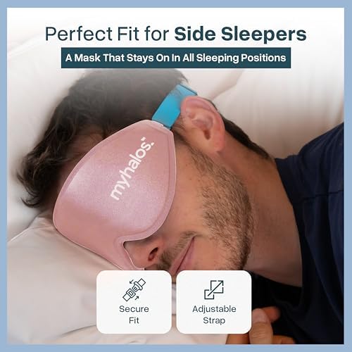 MyHalos® Sleep Mask for Men and Women, 3D Blackout Eye Masks for Sleep - Image 6