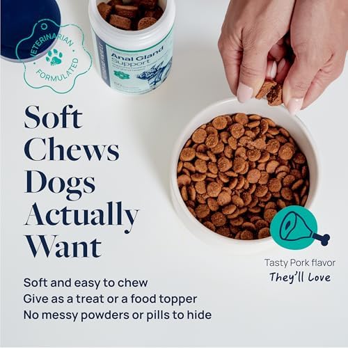 Veterinary Formula Smart Vitality Anal Gland Soft Chews for Dogs, 60 Count - Image 5