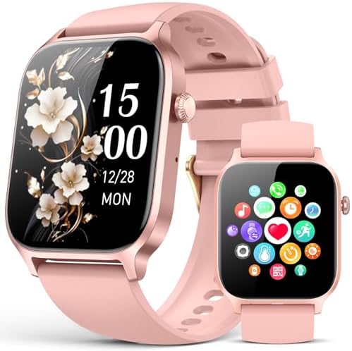 Smart Watches for Women Men, Fitness Tracker Watch with 110 Sports Modes, Step Counter/Sleep Monitor/Pedometer, IP68 Waterproof, Bluetooth Call & Music Control Smartwatch for iPhone/Android by PayBay