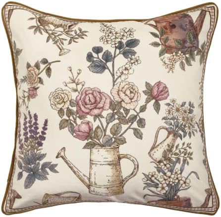 patdrea Designer French Velvet Throw Pillow Cover,18"x18"-Hoenycan by patdrea