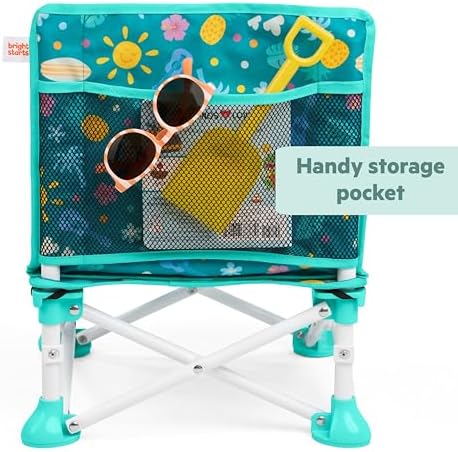 Bright Starts Disney Stitch Pop 'N Sit Portable Booster, Indoor/Outdoor Use, Floor Seat with Feeding Tray, Blue, 6 Mos - 3 Yrs - Image 6