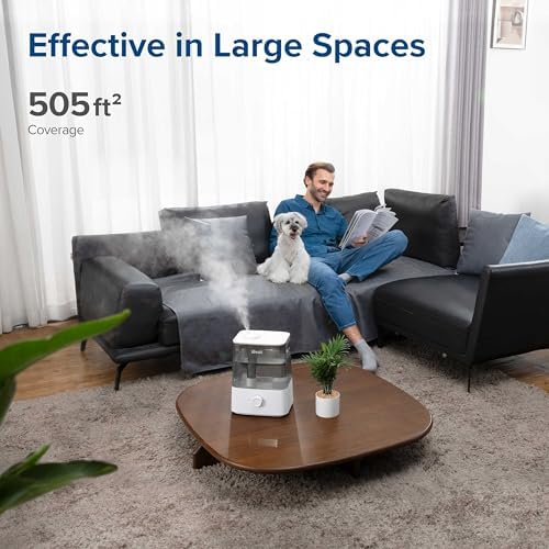 Levoit Classic300 Ultrasonic Top Fill Humidifier, Extra Large 6L Tank, 60H - Image 5