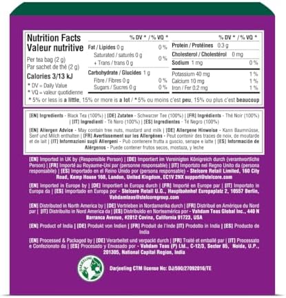 VAHDAM, Darjeeling Black Tea Bags (30 Count) High Caffeine, Non GMO, Gluten Free | Smooth & Sweet Tea With Distinguished Fruity Notes | Full Bodied | Individually Wrapped - Image 2