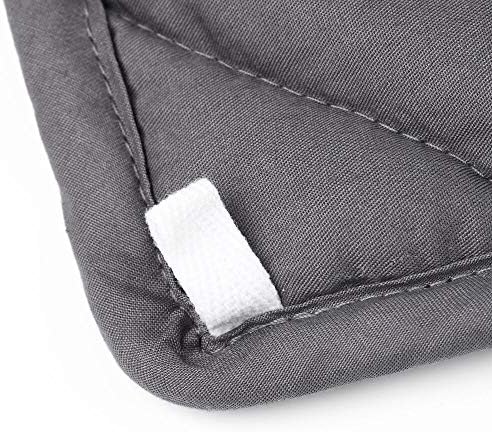 Waowoo Weighted Blanket (4lbs 36"x48") for Restful Sleep, Premium Material with Glass Beads (Dark Gery) - Image 5