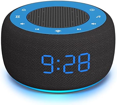 Buffbee Sound Machine & Alarm Clock 2-in-1, Bedroom Sleep Clock by BUFFBEE