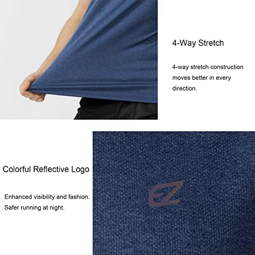 EZRUN Men's Quick Dry Workout Tank Top UPF 50+ Sweat-Wicking Gym Shirt - Image 5