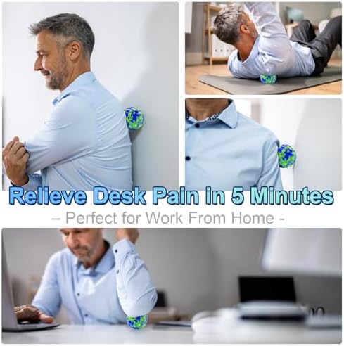 Deep Tissue Massage Ball for Exercise & Recovery - SGS Certification-Targets Back, Shoulder, Legs&Feet-Relieves Muscle Knots, Joint Pain&Tightness, Pressure Point Therapy- Myofascial Release Ball Set - Image 6