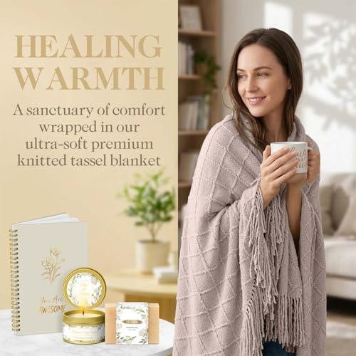 Wasocol Birthday Gifts for Women Self Care Gift Basket, Get Well Relaxing Spa Gift Baskets for Women, Unique Inspirational Gifts for Mom Wife Grandma Sister Friend Her - Image 4