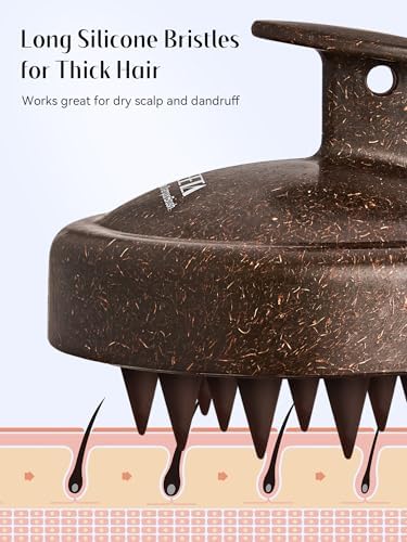 HEETA Scalp Massager Hair Growth Scrubber for Dandruff Removal Hair Care - Image 6