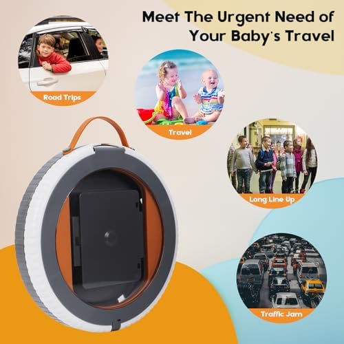 SunnySmile Portable Toilet for Kids,Portable Potty Seat for Toddler Travel,Travel Potty with Travel Bag, Applicable to Camping, Indoor/Outdoor Use, Includes 45 Replacement Bags (Grey) - Image 4