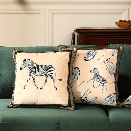 patdrea Designer Velvet Throw Pillow Cover,Set of 2,18"x18"-BrigittaA - Image 3
